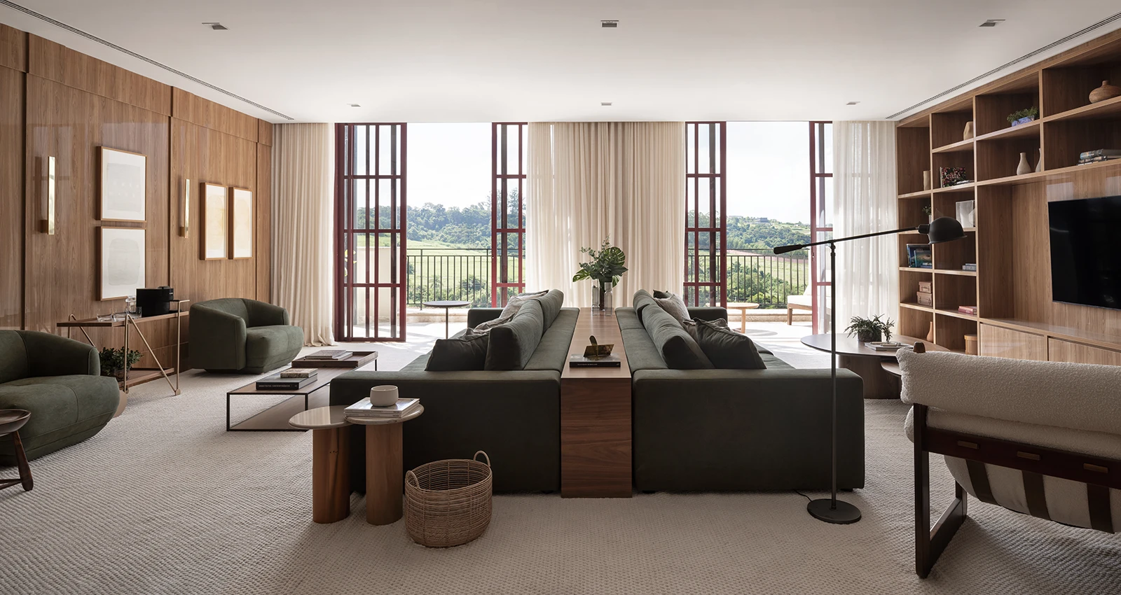 Living JHSF Residence no Boa Vista Village | Residence de 2 suítes