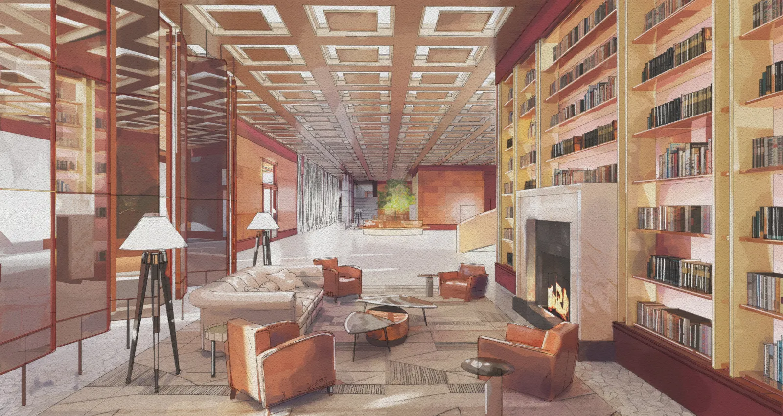 Perspectiva Artística Lobby